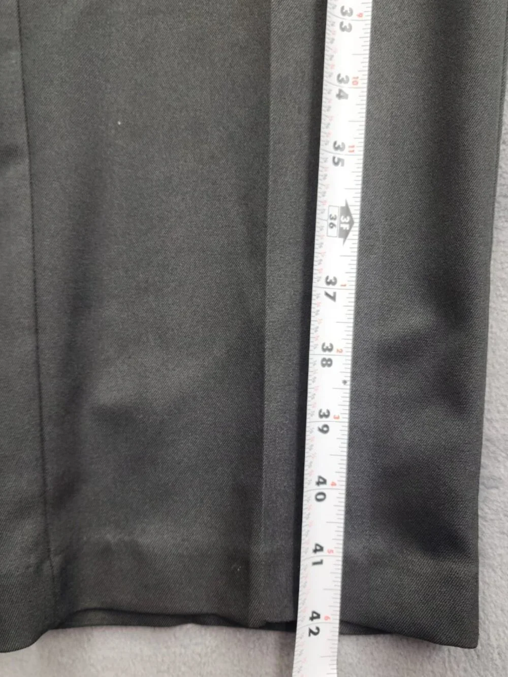 Haggar Slim Straight All Day Comfort Dress Pants Men 36x32 Dark Gray Charcoal - Picture 7 of 12